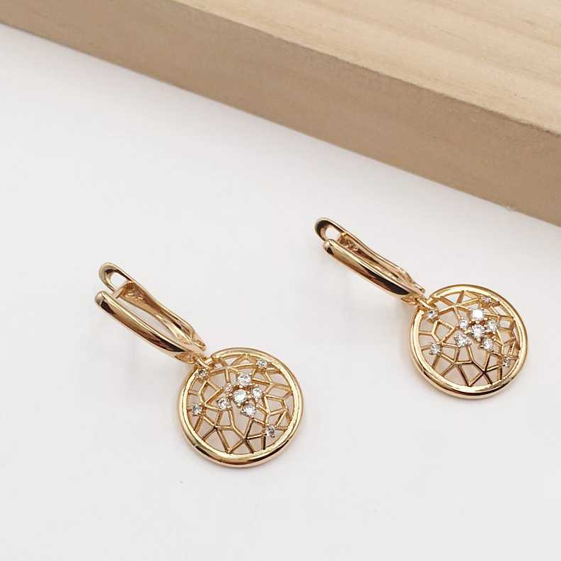 Dazzling earing drop set